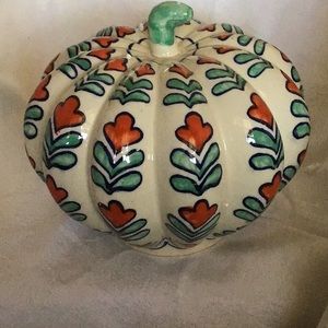 Ceramic printed  pumpkin